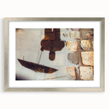 Urban Landscape Photography Decor – Rainy Reflection Street Art