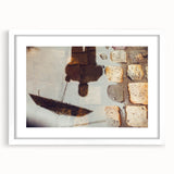 Urban Landscape Photography Decor – Rainy Reflection Street Art