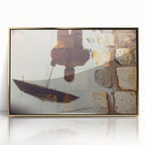 Urban Landscape Photography Decor – Rainy Reflection Street Art