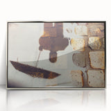 Urban Landscape Photography Decor – Rainy Reflection Street Art