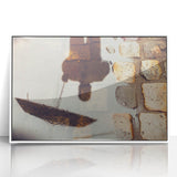 Urban Landscape Photography Decor – Rainy Reflection Street Art