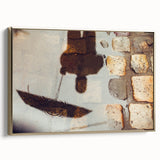 Urban Landscape Photography Decor – Rainy Reflection Street Art