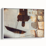 Urban Landscape Photography Decor – Rainy Reflection Street Art