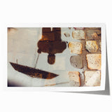 Urban Landscape Photography Decor – Rainy Reflection Street Art