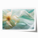 Abstract Fluid Canvas Art – Mint Green & Beige Wall Decor