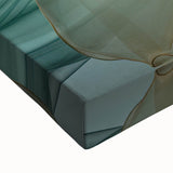 Abstract Fluid Canvas Art – Mint Green & Beige Wall Decor