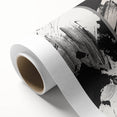 Large Black and White Abstract Wall Art - Modern Monochrome Canvas