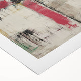 Geometric Abstract Expressionist Wall Art – Textured Modern Canvas