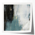 Earthen Harmony Abstracts - Modern Abstract Art in Teal and Black