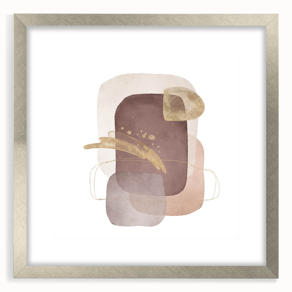 Abstract geometric wall art – minimalist canvas print for interiors