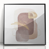 Abstract geometric wall art – minimalist canvas print for interiors