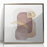 Abstract geometric wall art – minimalist canvas print for interiors