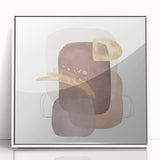 Abstract geometric wall art – minimalist canvas print for interiors