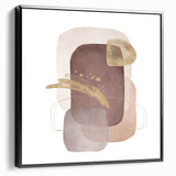 Abstract geometric wall art – minimalist canvas print for interiors