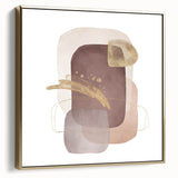 Abstract geometric wall art – minimalist canvas print for interiors