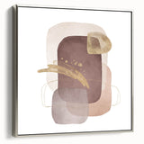 Abstract geometric wall art – minimalist canvas print for interiors