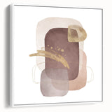 Abstract geometric wall art – minimalist canvas print for interiors