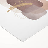 Abstract geometric wall art – minimalist canvas print for interiors