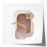 Abstract geometric wall art – minimalist canvas print for interiors