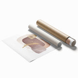 Abstract geometric wall art – minimalist canvas print for interiors