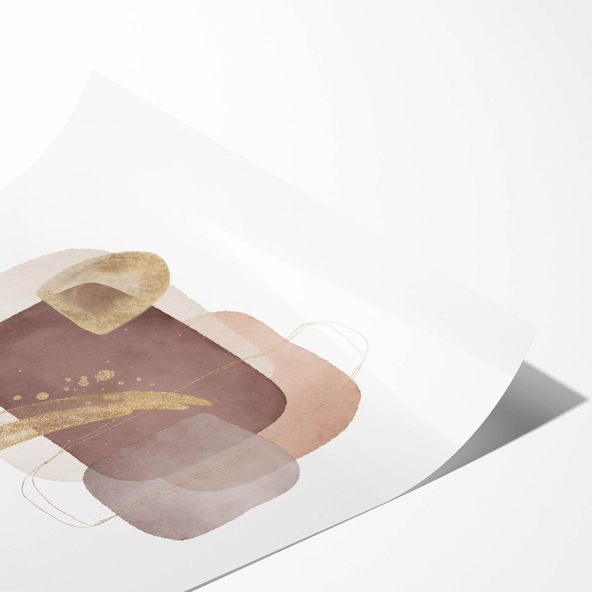 Abstract geometric wall art – minimalist canvas print for interiors