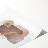 Abstract geometric wall art – minimalist canvas print for interiors