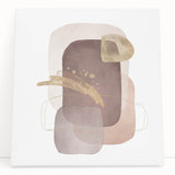 Abstract geometric wall art – minimalist canvas print for interiors