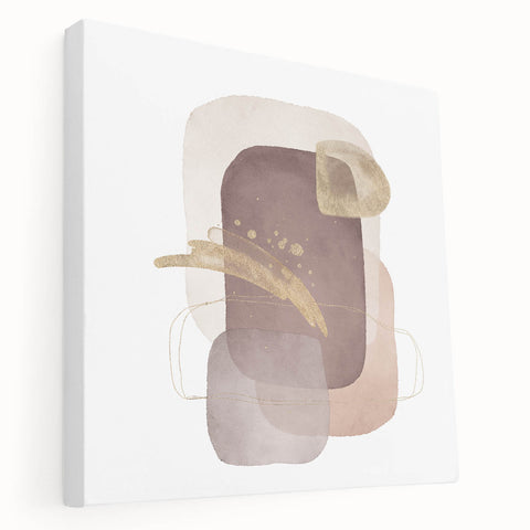 Abstract geometric wall art – minimalist canvas print for interiors