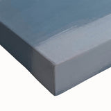 Modern Abstract Wall Art - Lilac & Black Geometric Canvas Print