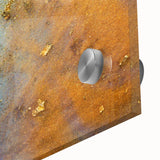 Moody Modern Wall Art – Contemporary Abstract Canvas in Gold & Teal