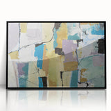 Muted Block Composition – Modern Abstract Canvas Prints