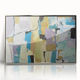 Muted Block Composition – Modern Abstract Canvas Prints