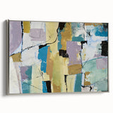 Muted Block Composition – Modern Abstract Canvas Prints