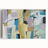 Muted Block Composition – Modern Abstract Canvas Prints