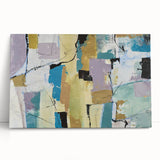 Muted Block Composition – Modern Abstract Canvas Prints