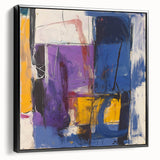Modern Abstract Expressionist Wall Art – Bold Colorful Canvas