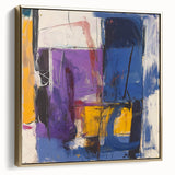 Modern Abstract Expressionist Wall Art – Bold Colorful Canvas