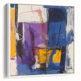 Modern Abstract Expressionist Wall Art – Bold Colorful Canvas