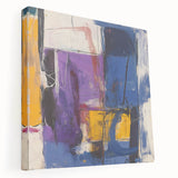 Modern Abstract Expressionist Wall Art – Bold Colorful Canvas