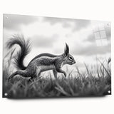 Wildlife in Motion – Black & White Fine Art Squirrel Photography
