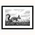 Wildlife in Motion – Black & White Fine Art Squirrel Photography