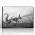 Wildlife in Motion – Black & White Fine Art Squirrel Photography