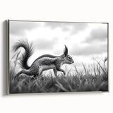 Wildlife in Motion – Black & White Fine Art Squirrel Photography