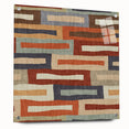Framed Abstract Art for Sale - Retro Color Blocks in Warm Neutrals