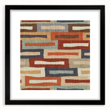 Framed Abstract Art for Sale - Retro Color Blocks in Warm Neutrals