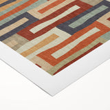 Framed Abstract Art for Sale - Retro Color Blocks in Warm Neutrals