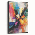 Vibrant Abstract Expressionist Wall Art – Multicolor Canvas Print
