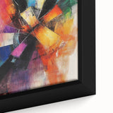 Vibrant Abstract Expressionist Wall Art – Multicolor Canvas Print
