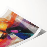 Vibrant Abstract Expressionist Wall Art – Multicolor Canvas Print