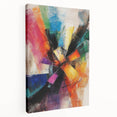 Vibrant Abstract Expressionist Wall Art – Multicolor Canvas Print